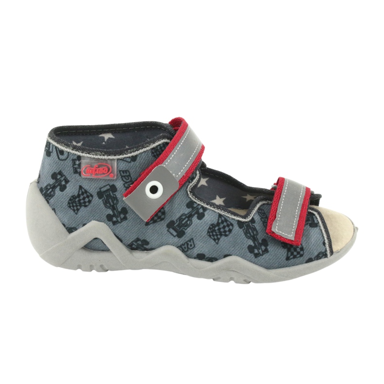 Chaussures enfant Befado jaune 350P009 noir rouge gris 6