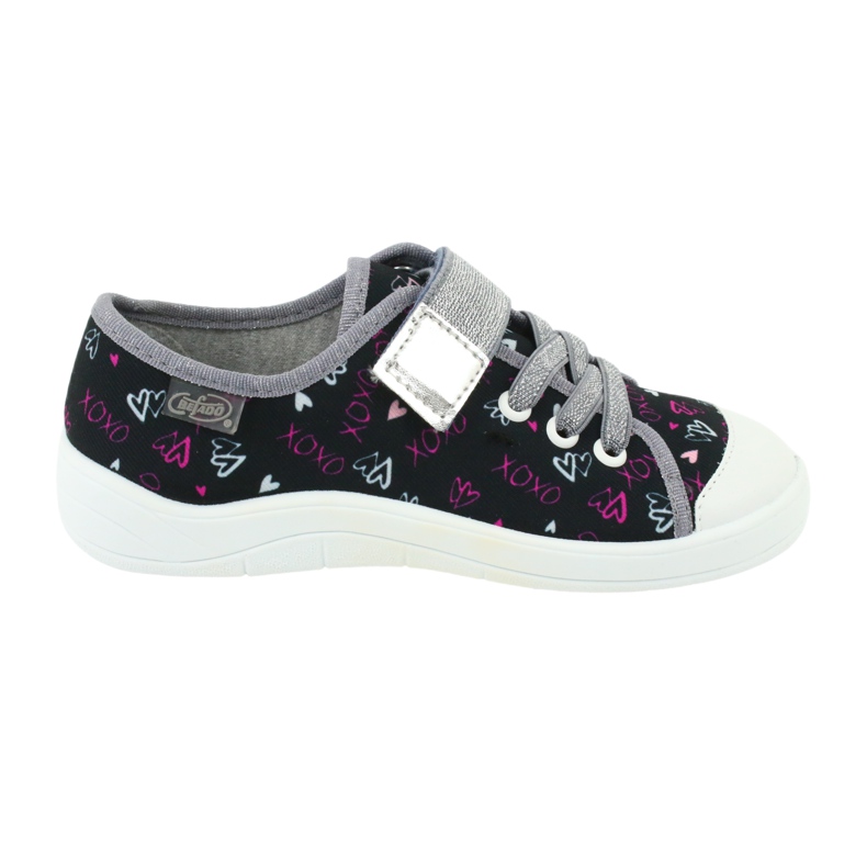 Chaussures pour enfants Befado 251Y142 le noir rose gris 5