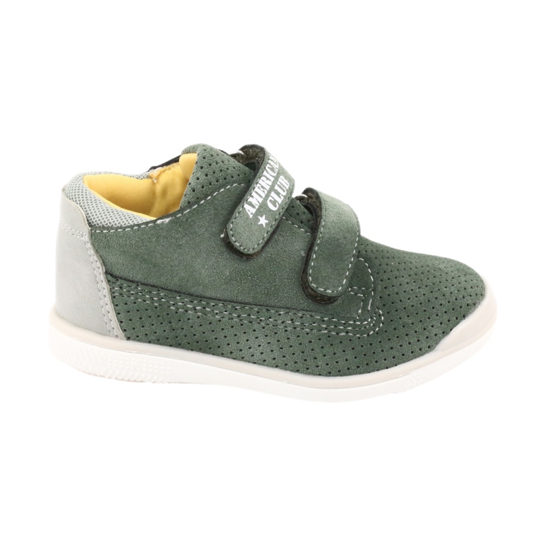 Bottes Avec Velcro American Club GC22 gris vert 6