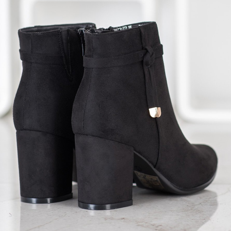 Bottines élégantes VINCEZA le noir 1