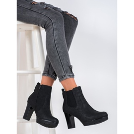 Goodin Bottes à la mode sur le poste le noir 3
