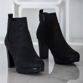 Goodin Bottes à la mode sur le poste le noir 1