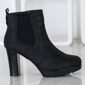 Goodin Bottes à la mode sur le poste le noir 4