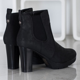 Goodin Bottes à la mode sur le poste le noir 5