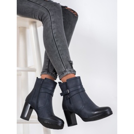 J. Star Bottes décontractées sur un poteau bleu marine bleu 1