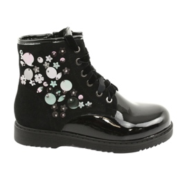 Bottines Evento 1433 à sequins laqués le noir 6