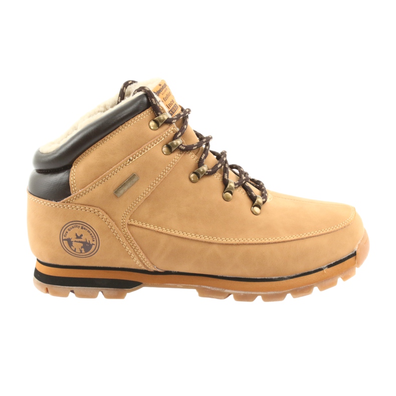 American Club Bottines à lacets ES40 camel brun multicolore 5