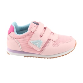 American Club Chaussures de sport fille jogging américain violet bleu rose 6