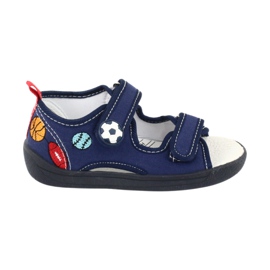 American Club Sandales garçons American TEN27 chaussons boule bleu marine 5