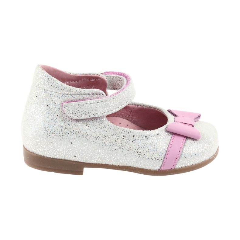 Ballerines velcro chaussures enfants Ren But 1493 DISKO blanche gris rose 5 Ballerines velcro chaussures enfants Ren But 1493 DISKO blanche gris rose 5