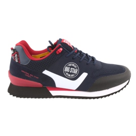 Chaussures de sport Big Star FF 174205 blanche rouge bleu marin 7