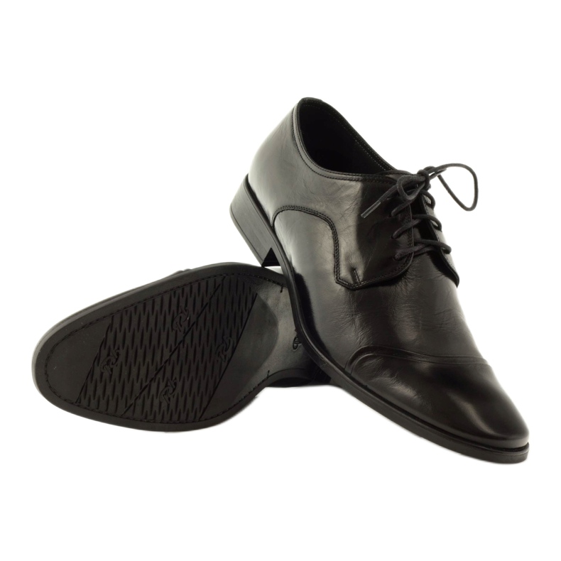 Chaussures habillées en cuir Pilpol 1385 noir le noir 3