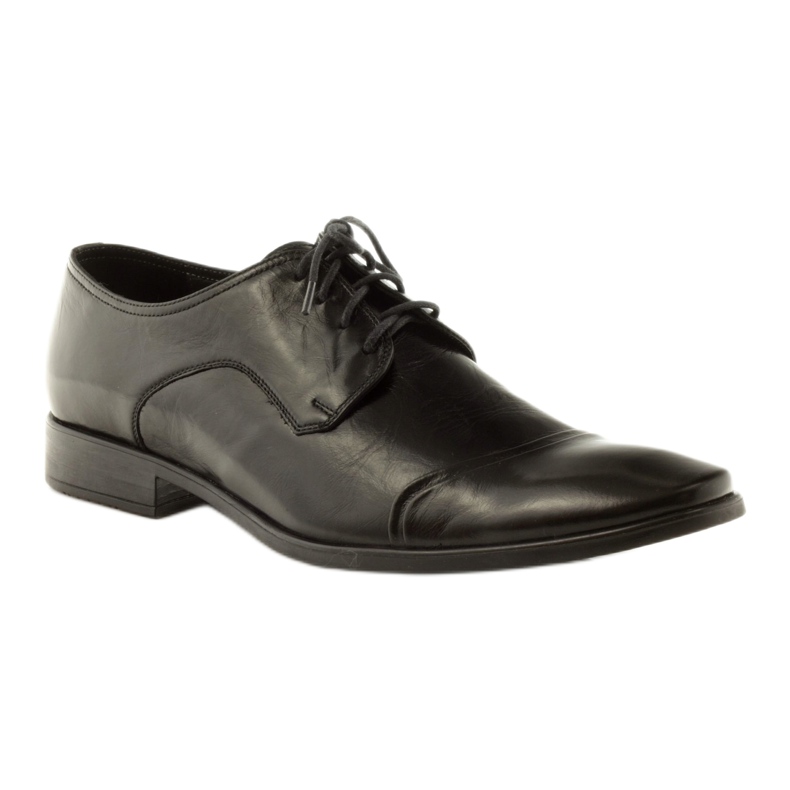 Chaussures habillées en cuir Pilpol 1385 noir 1