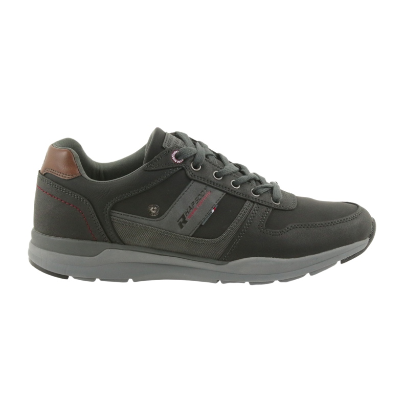 American Club Chaussures de sport légères pour hommes American RH01 / 19 noir brun gris 5