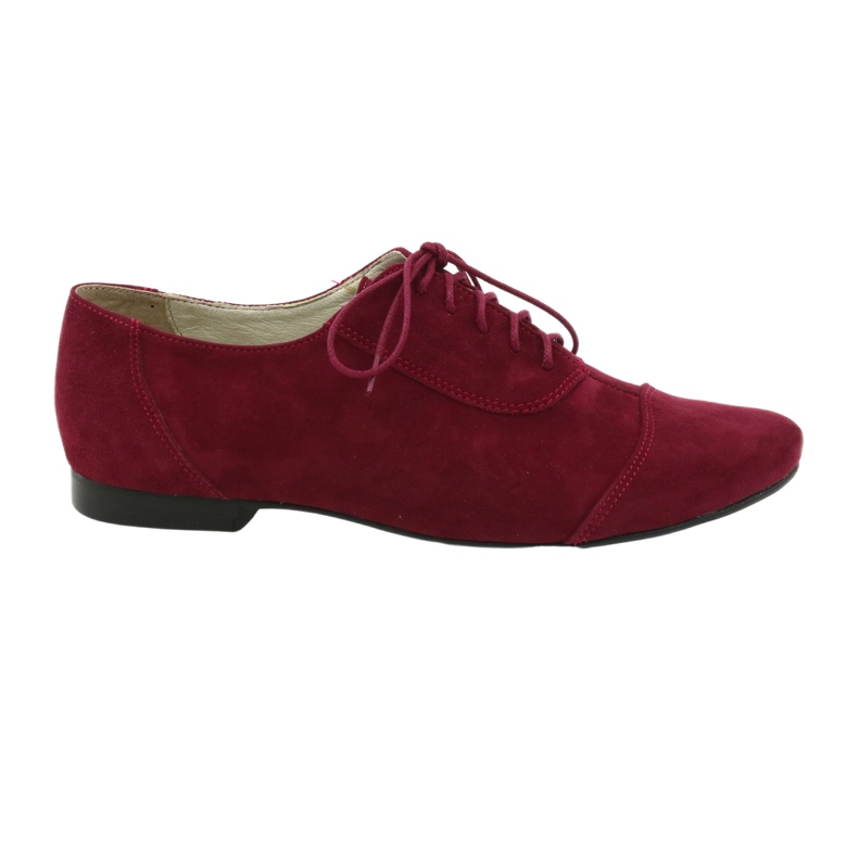 Richelieus cuir femme Angello bordeaux multicolore 5