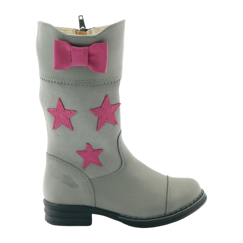 Bottes filles grises Ren But 3215 rose 5