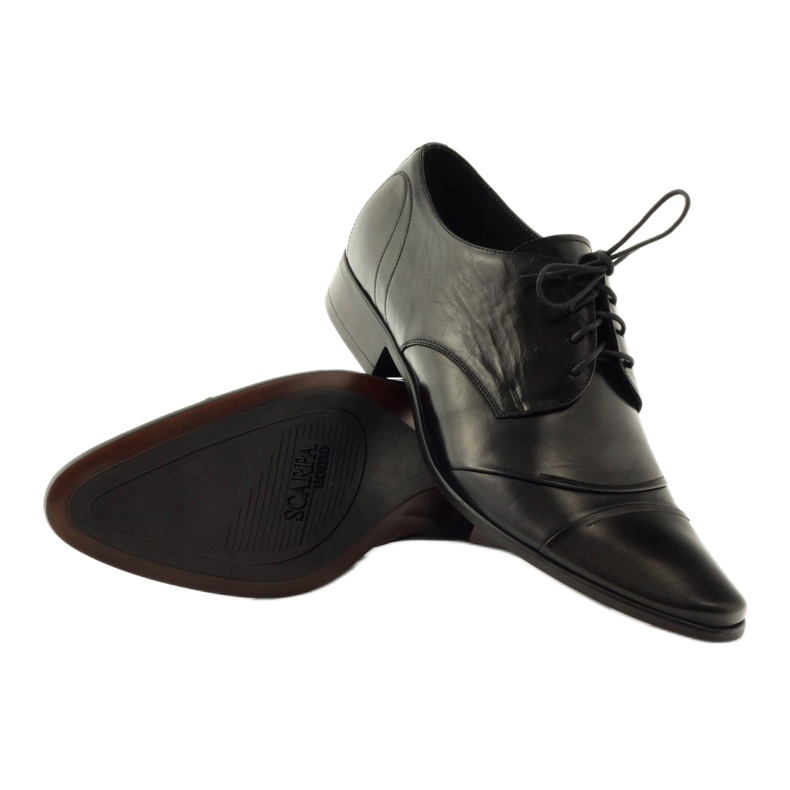 Chaussures en cuir pour homme Pilpol 1138 noir 2