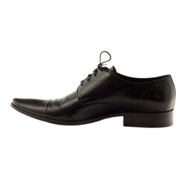 Chaussures en cuir pour homme Pilpol 1138 noir le noir 1
