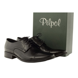 Chaussures noires classiques Pilpol L005 le noir 4