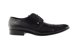 Chaussures confortables en cuir noir Pilpol 1155 5
