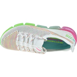 Skechers Skech-Air 92 Sky Motivation W 149040-WMLT blanche rose vert jaune 2