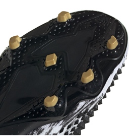 Chaussures de foot Adidas Predator 20.1 Fg Jr FW9208 noir, blanc, noir, or blanc 1