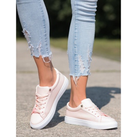 SHELOVET Baskets avec cuir écologique rose 2 SHELOVET Baskets avec cuir écologique rose 2