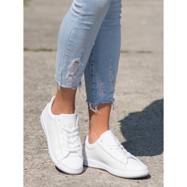 SHELOVET Baskets blanches décontractées 2