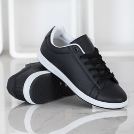 SHELOVET Baskets noires décontractées le noir 2