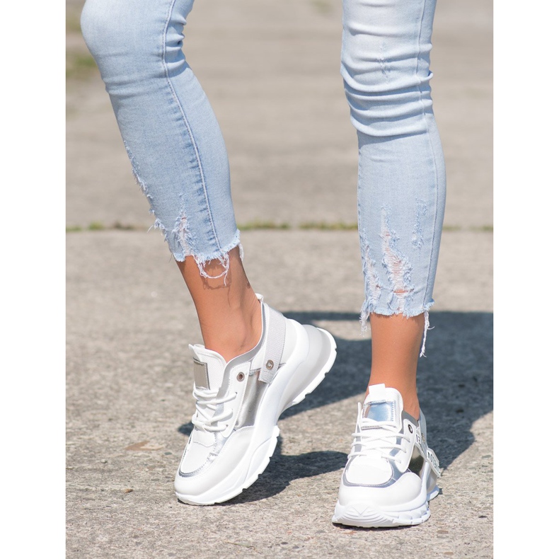 Marquiz Baskets élégantes blanc 2