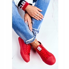 Baskets Femme Cross Jeans Rouge DD2R4032 1