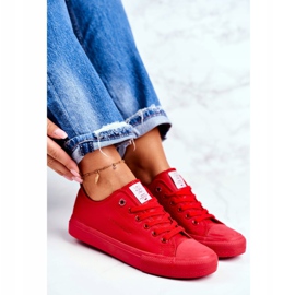 Baskets Femme Cross Jeans Rouge DD2R4032 2
