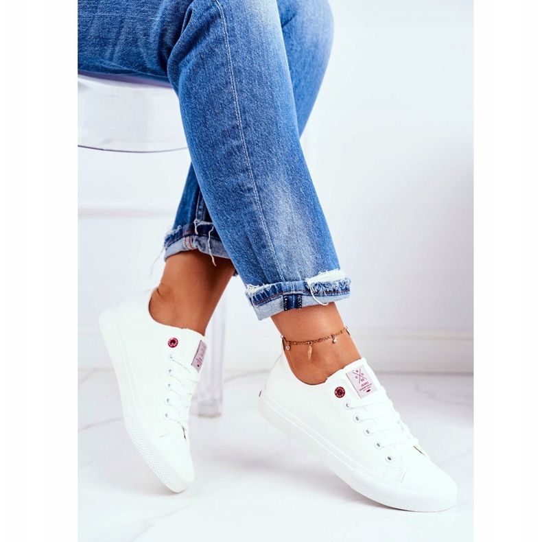 Baskets Femme Cross Jeans Blanc DD2R4030 2