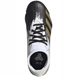 Chaussures de foot Adidas Predator 20.3 Tf Jr FW9220 gris blanche 1