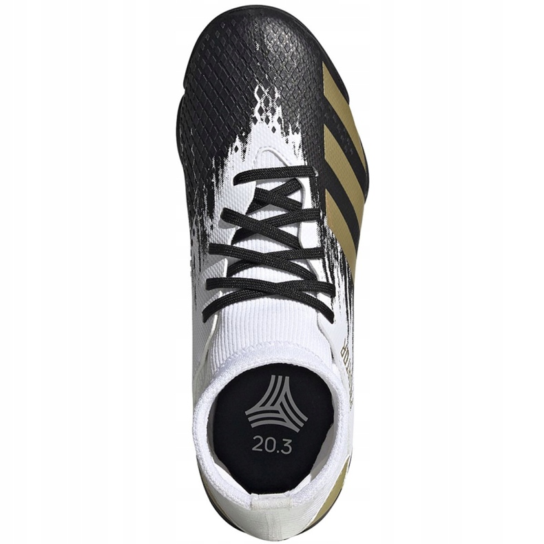 Chaussures de foot Adidas Predator 20.3 Tf Jr FW9220 gris blanc 1
