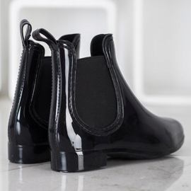 Bona Bottes en Caoutchouc Décontractées Courtes le noir 5