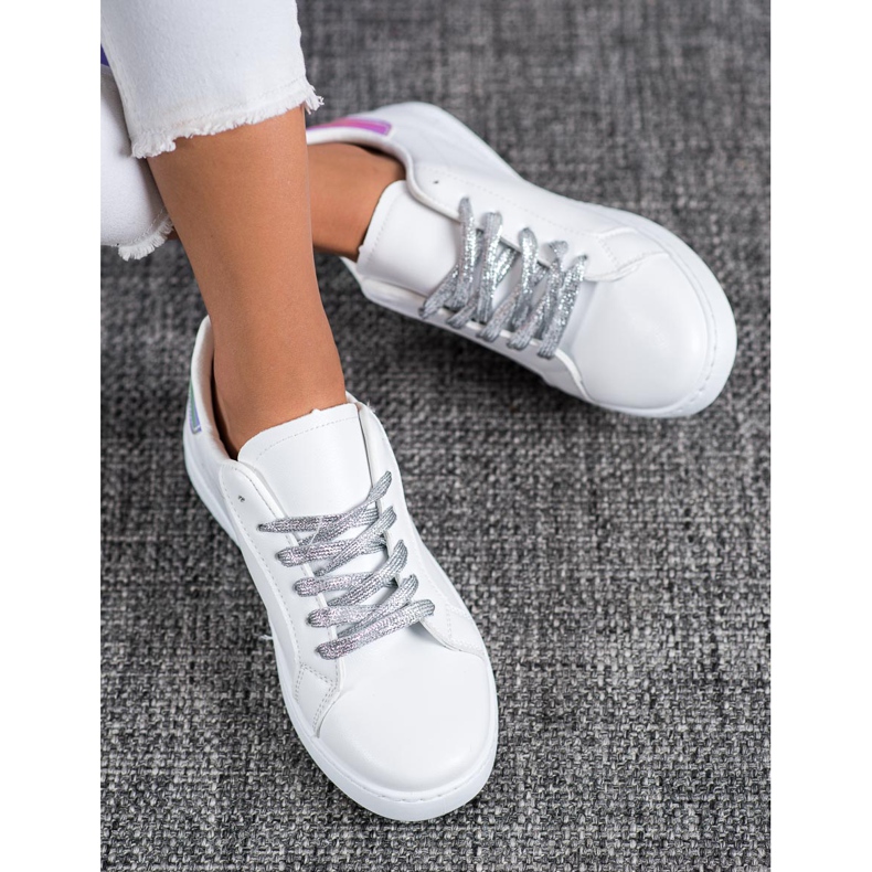 SHELOVET Chaussures de sport à la mode blanc 1