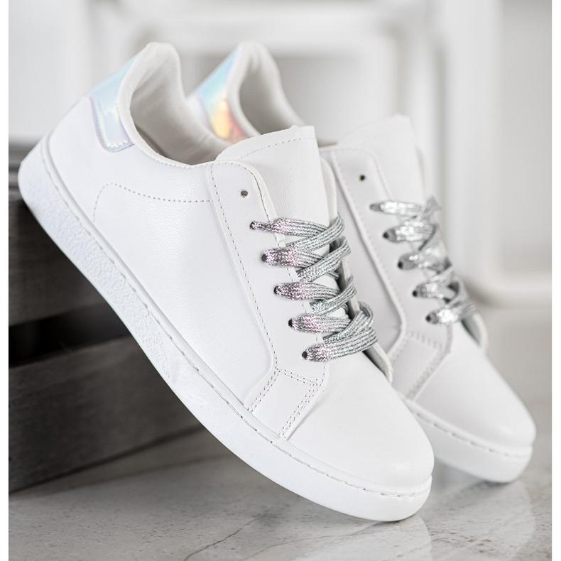 SHELOVET Chaussures de sport à la mode blanc 2