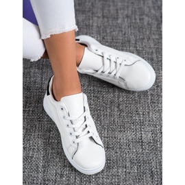 SHELOVET Chaussures de sport classiques blanche le noir 1