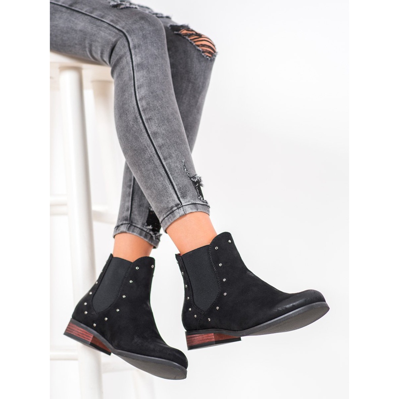 Goodin Bottines Chelsea noires avec accessoires le noir 1 Goodin Bottines Chelsea noires avec accessoires le noir 1