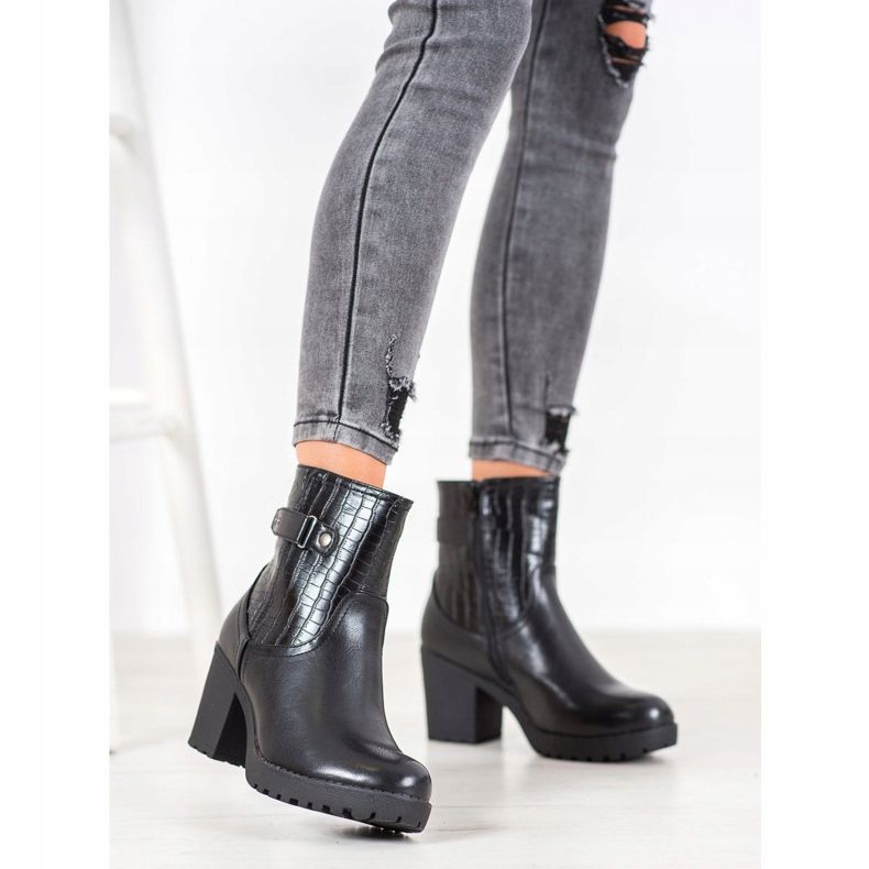 J. Star Bottes chaudes sur le poste le noir 1