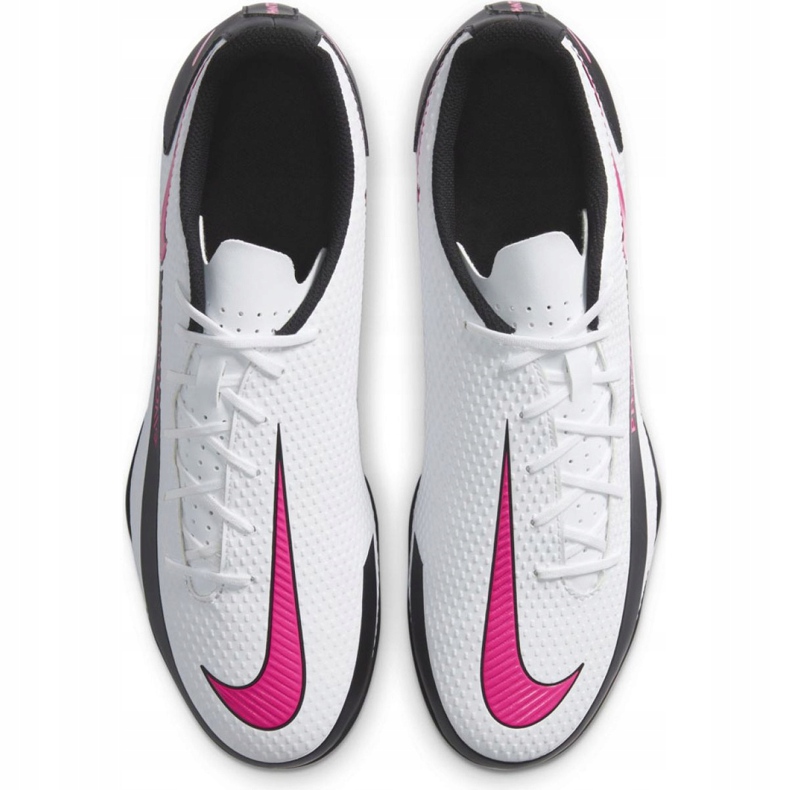 Chaussures de football Nike Phantom M Gt Club FG / MG CK8459 160 blanche blanche 1