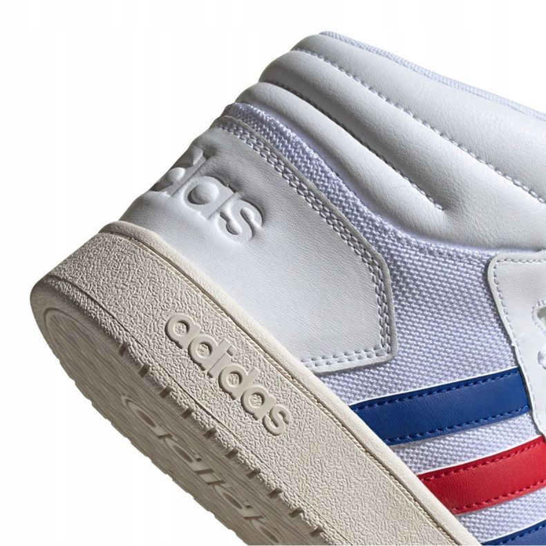 Chaussure de basket Adidas Hoops 2.0 Mid M FW8252 multicolore blanche 1