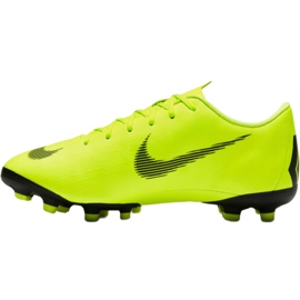 Nike Mercurial Vapor 12 Academy Mg Jr AH7347 701 chaussures de football jaune 2