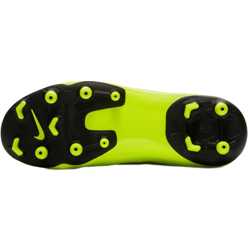 Nike Mercurial Vapor 12 Academy Mg Jr AH7347 701 chaussures de football jaune 3