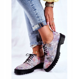 Richelieus Femme Richelieu Cuir Gris Maciejka 04087-13 multicolore 2 Richelieus Femme Richelieu Cuir Gris Maciejka 04087-13 multicolore 2