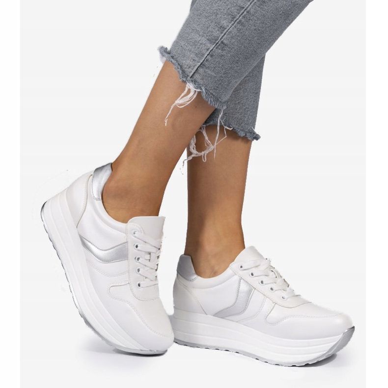 Chaussures de sport blanches, baskets BK-20 2 Chaussures de sport blanches, baskets BK-20 2