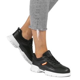 Chaussures de sport à la mode noires C051 1