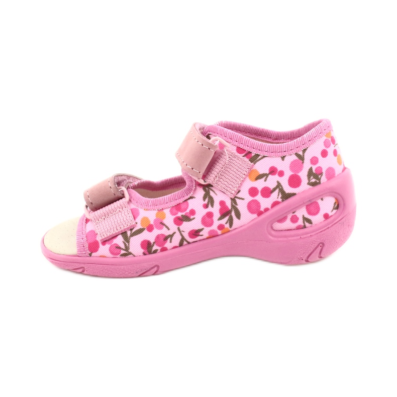 Befado chaussures pour enfants pu 065P143 beige rose 2