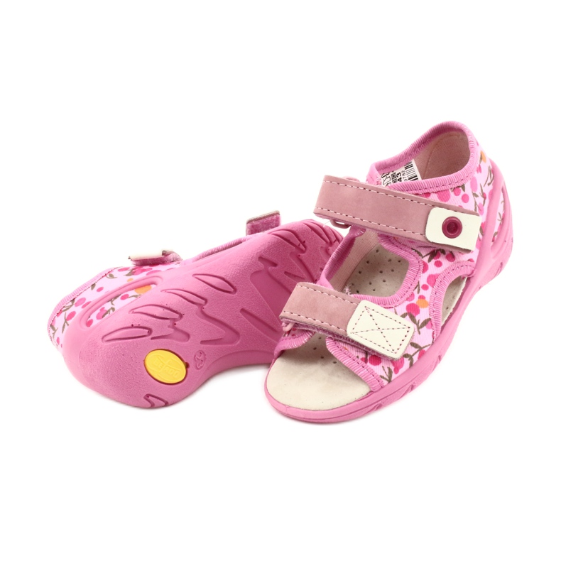 Befado chaussures pour enfants pu 065P143 beige rose 4